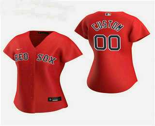 Women Customized Boston Red Sox 2020 Red Alternate Nike Jersey,We sell and wholesale Women Customized Boston Red Sox 2020 Red Alternate Nike Jersey on line form chian!
